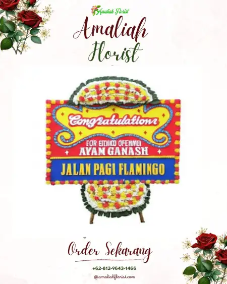 Sewa Papan Bunga Kurung
